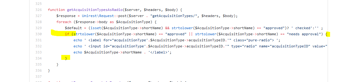 Screenshot of API Client IndexPHP File