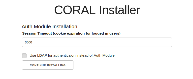 Screenshot of Default User Setup