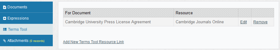 screenshot of display notes window