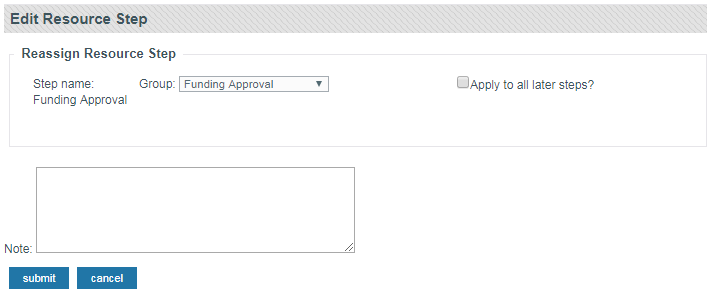 Screenshot of Edit Resource Step