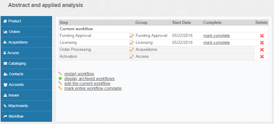Screenshot of Routing