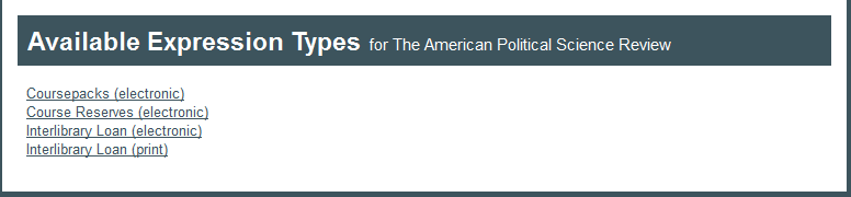 screenshot of terms tool display of links to terms.